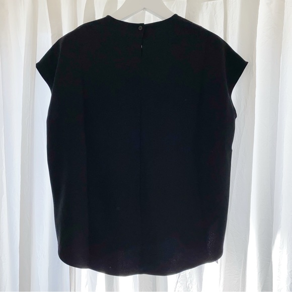 M.M.Lafleur Didion 3.0 black crepe top - Picture 7 of 12